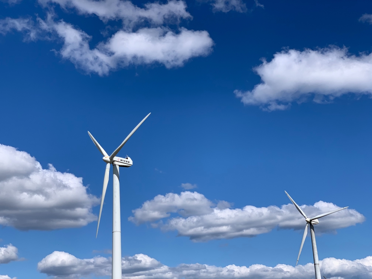 Green Energy: Windmill farm 