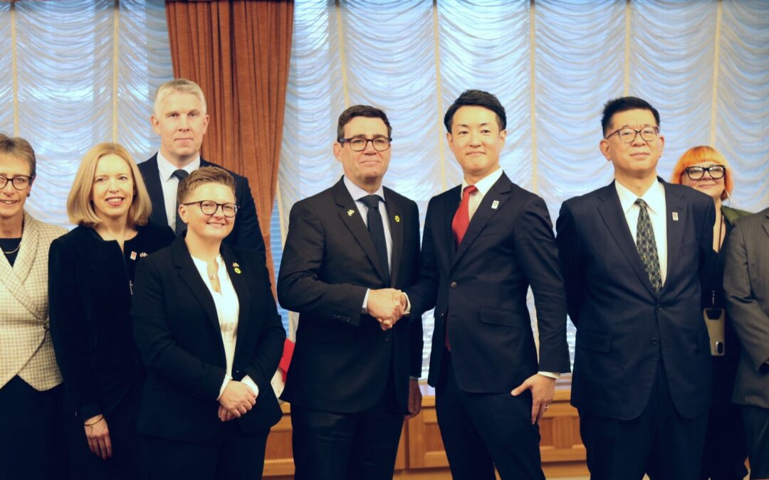 Greater Manchester strikes historic deal with Osaka on opening day of Japan mission