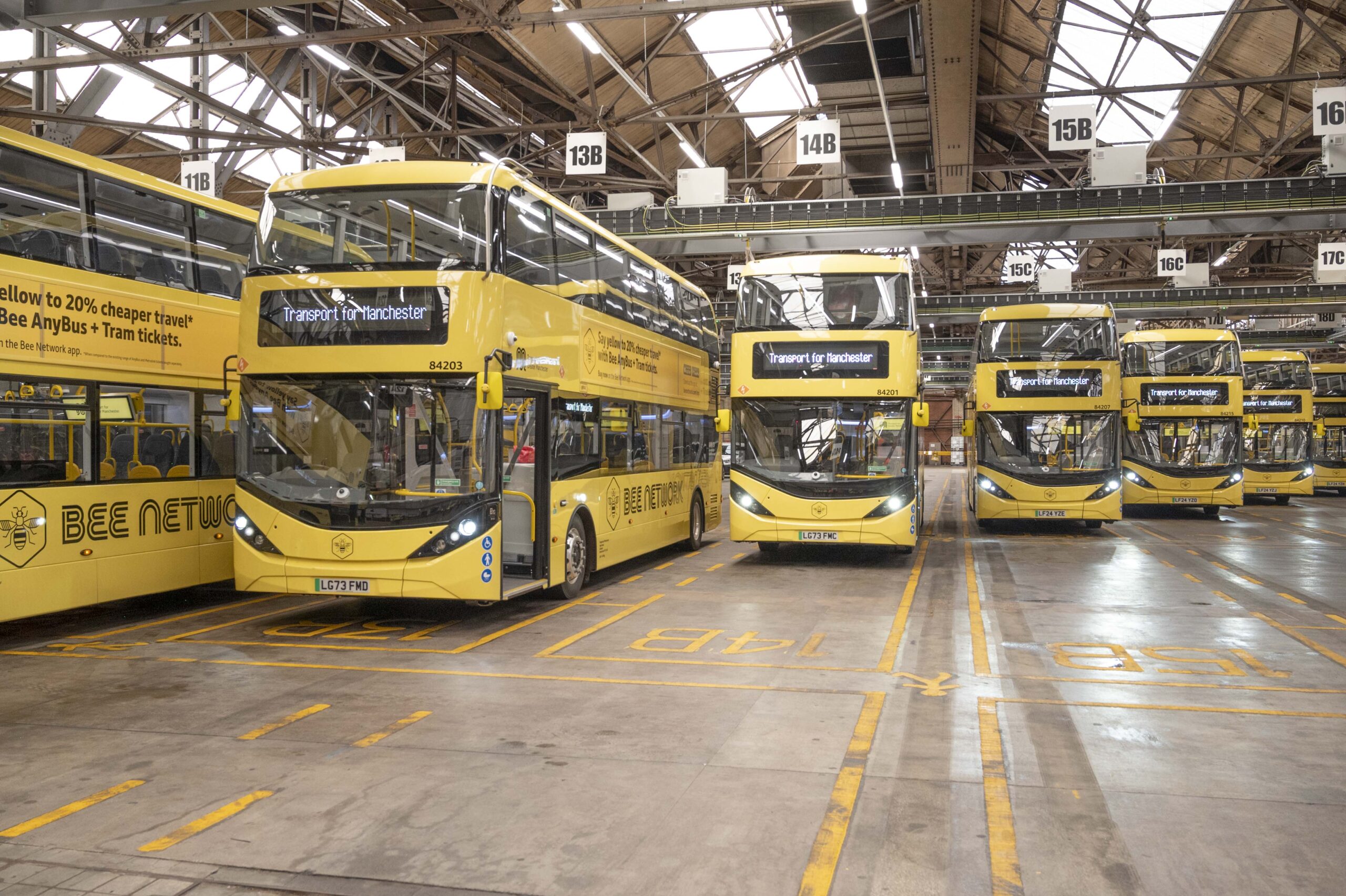 Bee Network buses rolled out in Oldham, Rochdale, Bury, Salford and ...