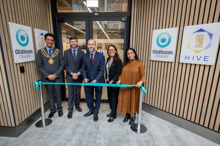 First-of-its kind partnership launches new co-workins space and business hub in Oldham